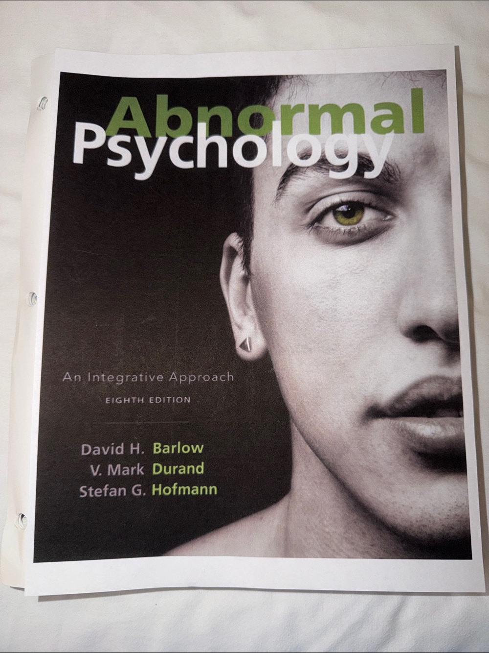 Abnormal Psychology Loose-Leaf Textbook - Eighth Edition